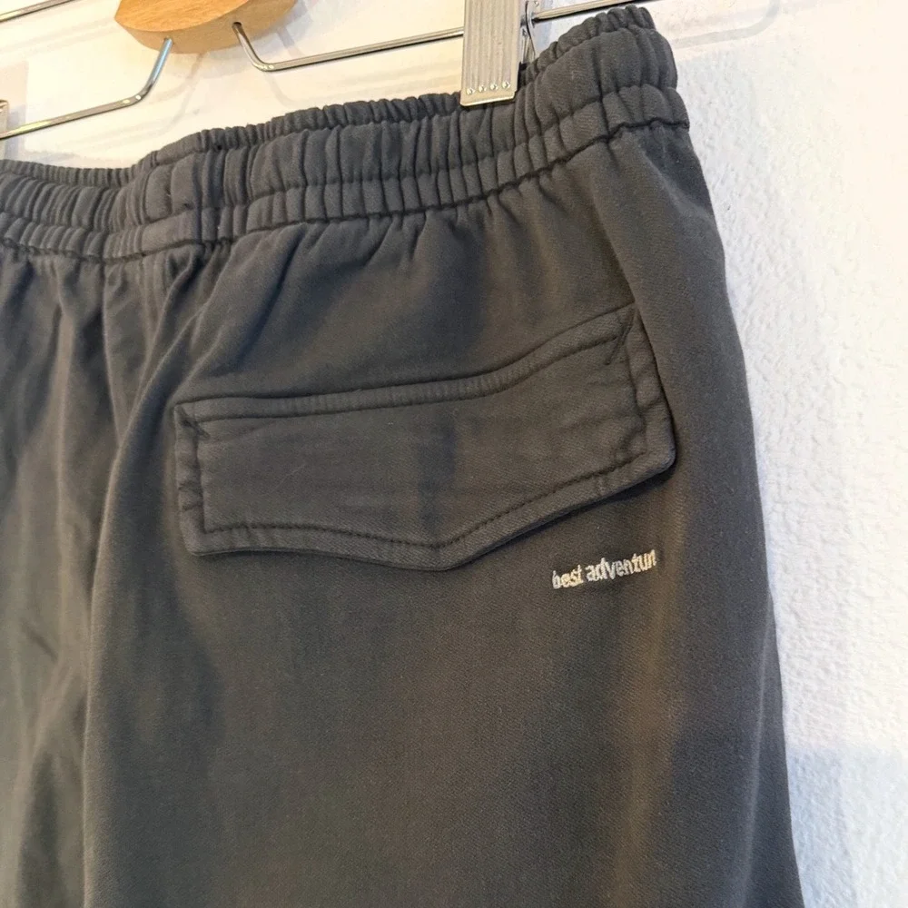 Zara Kids Boys Dark Gray Best Adventure Cargo Pants Elastic Waist Size 11-12 NWT